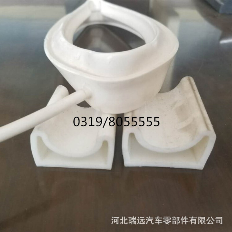 硅橡胶硅胶充气密封条管圈耐高温抗撕裂无味食品级硅胶充气密封垫