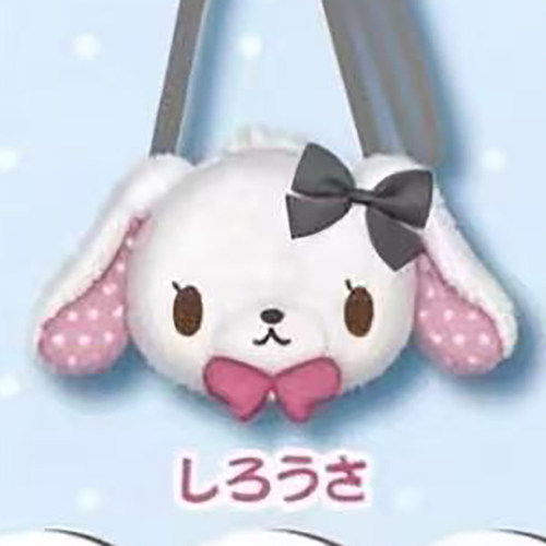 预售需补邮 slo蜜糖邦尼蝴蝶结毛绒小挎包扭蛋 梦屋焦糖兔 3月