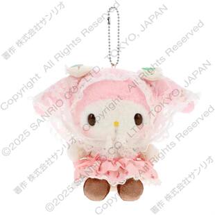 限购5/2月预售定金 港版 美乐蒂四叶草头纱毛绒挂件娃娃