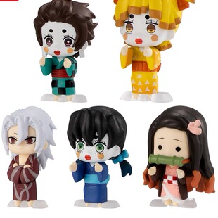 限购5/[预售]玩具 鬼灭之刃角色排队造型摆件5 再版