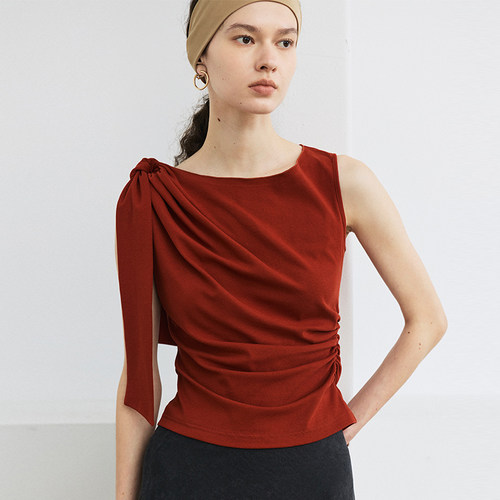 NONRESTRAIN显瘦设计感背心上衣