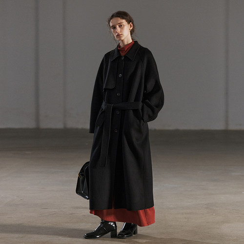 NONRESTRAIN法式羊毛毛呢外套