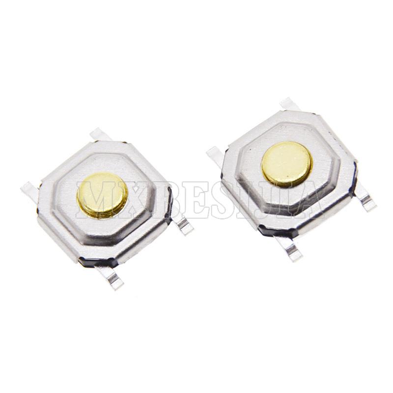 5.2*5.2轻触按键开关 4*4 1.5 1.6 1.7 2.0 2.5 3 4 5 6H/MM 铜头