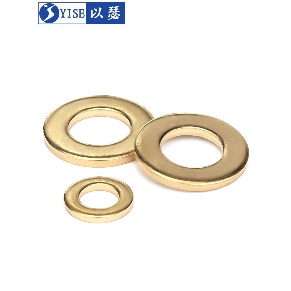铜平垫 铜垫片垫圈铜介子加厚黄铜华司金属螺丝平垫M2M3M4M5M6M8