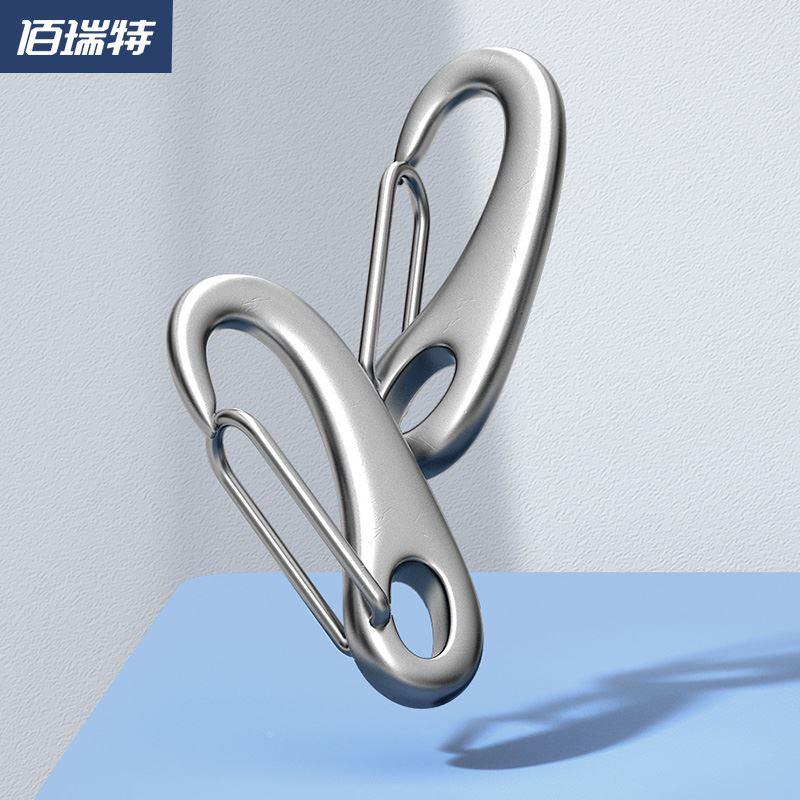 304不锈钢蛋形弹簧扣龙虾钩蛋型卸扣钢丝绳快挂卸扣M30M50M70M100