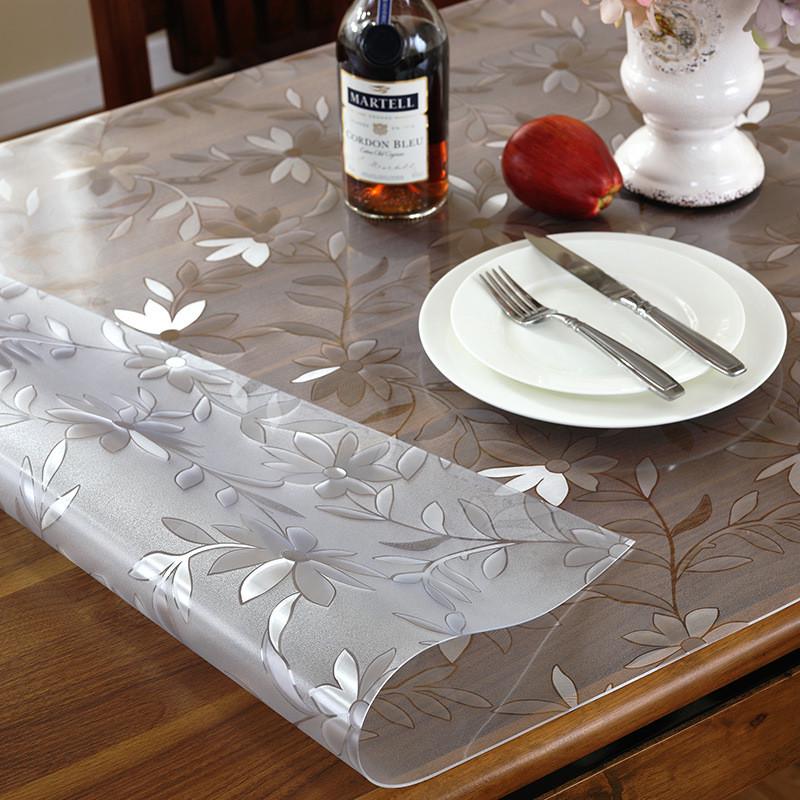 胶软质玻璃透明加厚餐桌