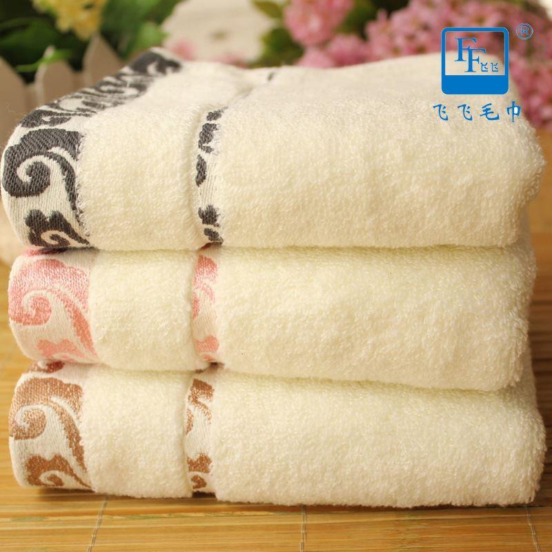 10条包邮 礼品定制广告LOGO毛巾直销优质纯棉无捻纱提花祥云加厚