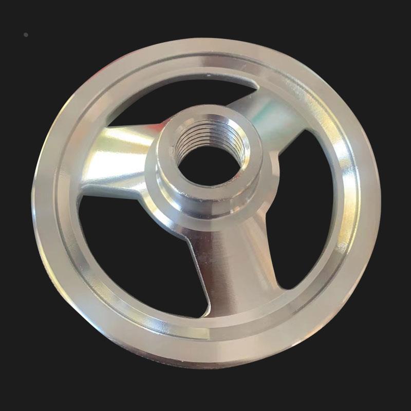 不锈钢手轮304手轮车床摇手304不锈钢手轮医疗器械手轮外径180