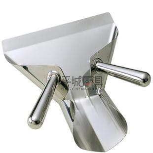 加厚不锈钢冰铲米勺干果粮食铲米面粉多用圆口粉壳多用食品铲子