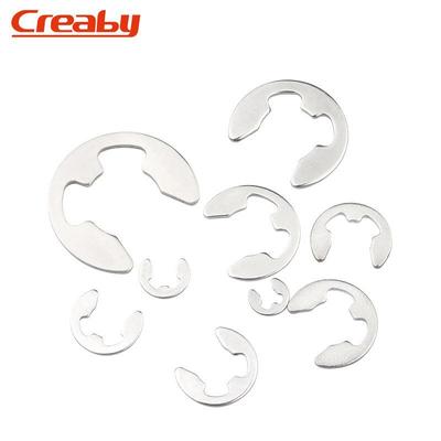 铁黑卡簧卡环e型挡圈304不锈钢开口卡扣M1.2M2.5M3M4M5M6M8M10M15