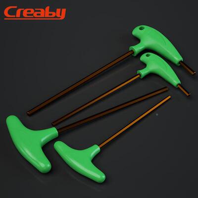 t型内六角扳手S2加硬加长平头内6角螺丝刀两用单用带手柄六方工具