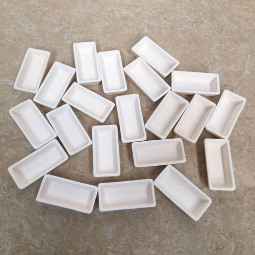 。刚玉灰皿 60*30*15mm 99刚玉灰皿 高温灰皿 方舟