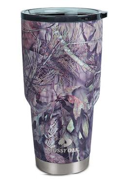 MOSSY OAK 摩西奥克30盎司不锈钢迷彩真空保温杯冷热饮料旅行水杯