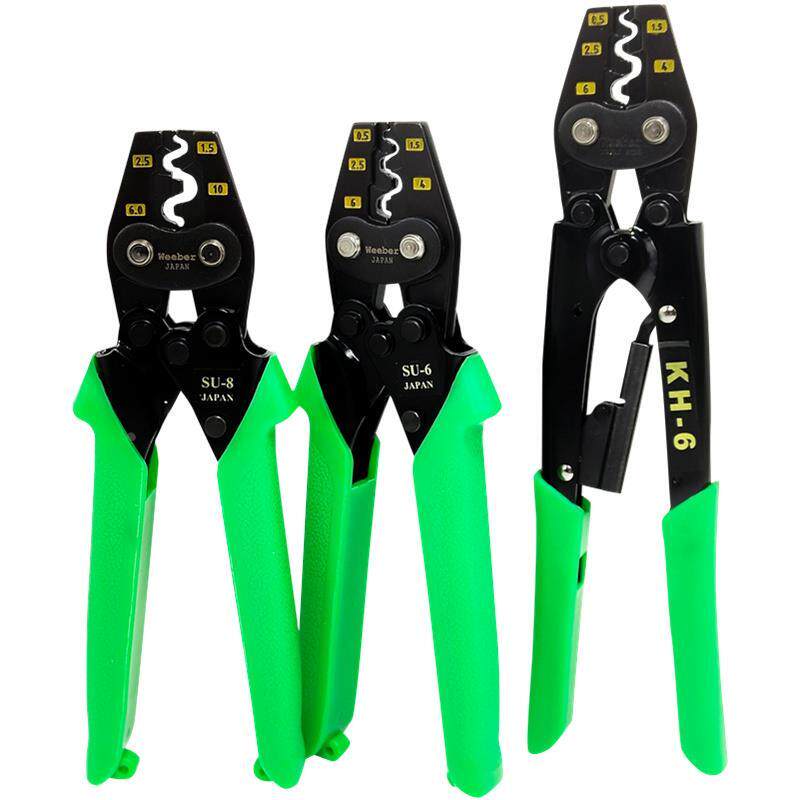 日本weeber进口省力棘轮裸端子压线钳奶嘴压接钳SU-6 8 16 22 128