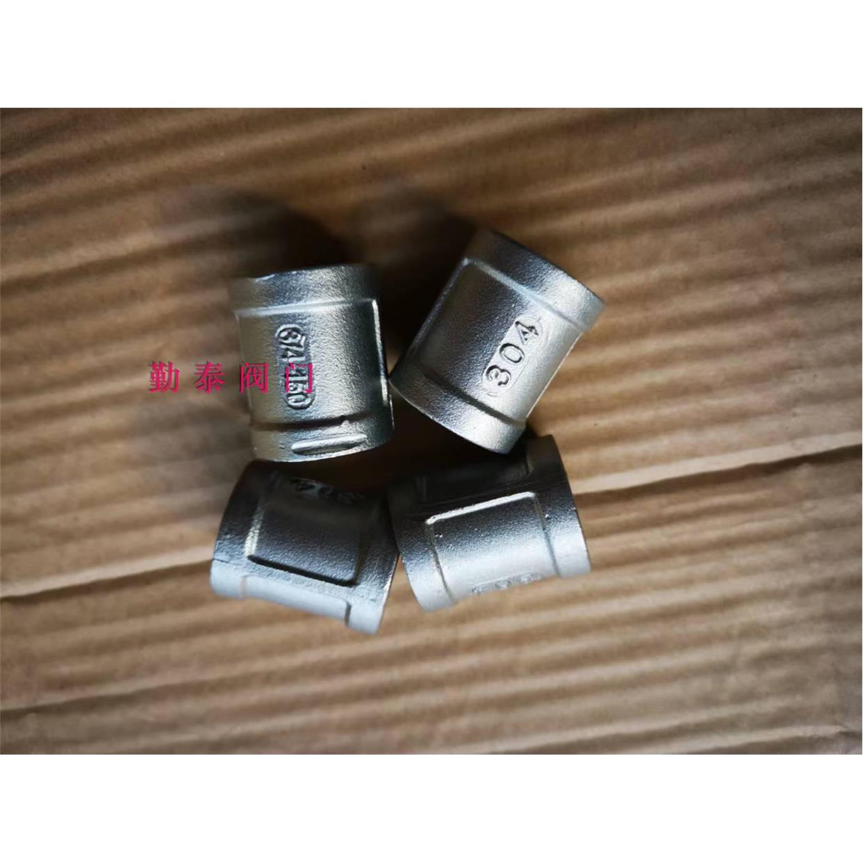 201/304不锈钢内丝直接316精铸内外丝管箍铸造内螺纹直接头4分6分