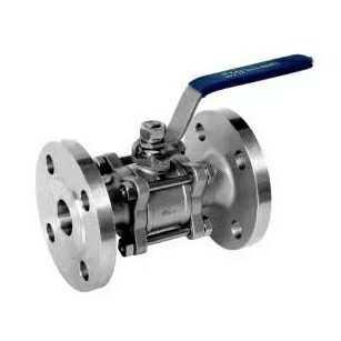 304不锈钢三片式带法兰球阀Q41F-16P手动水开关阀门DN506580100