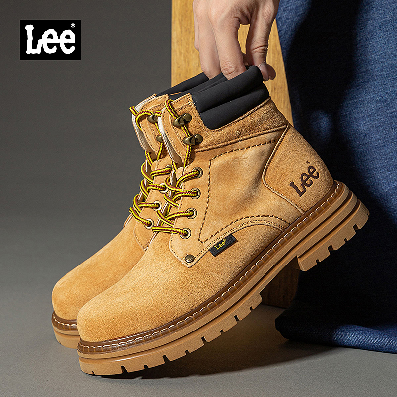 Lee官方男士休闲户外工装马丁靴