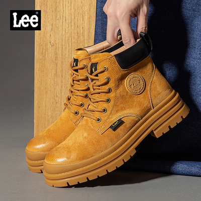 Lee官方旗舰店高帮马丁靴