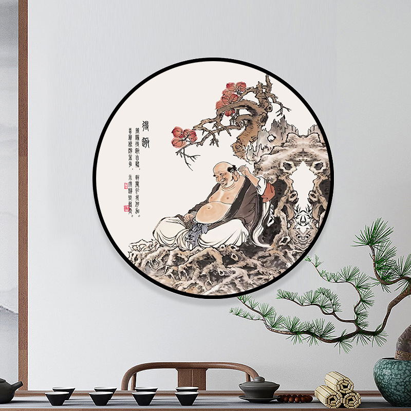 采耳店装饰画理疗养生馆美容院背景墙壁画耳烛足疗修脚店过道挂画