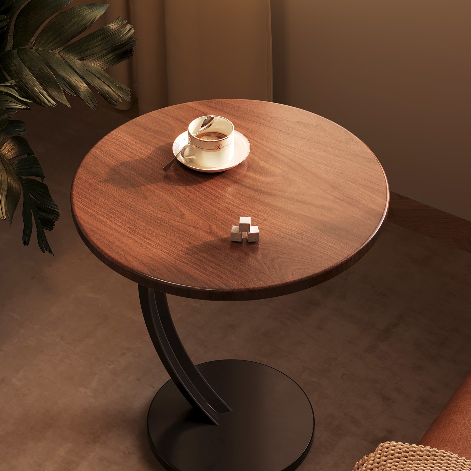 胡桃边几小桌子茶几沙发边柜网红迷你小圆桌客厅角几置物桌床头桌