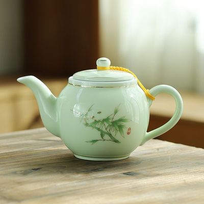 陶瓷过滤泡茶壶中大号容量带内胆家用单壶冲茶器功夫茶具杯子套装