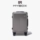 MYBOX减震轮行李箱女PC铝框拉杆箱轻奢商务24寸旅行箱20寸登机箱