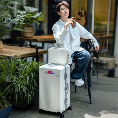 MYBOX铝框行李箱万向轮旅行箱