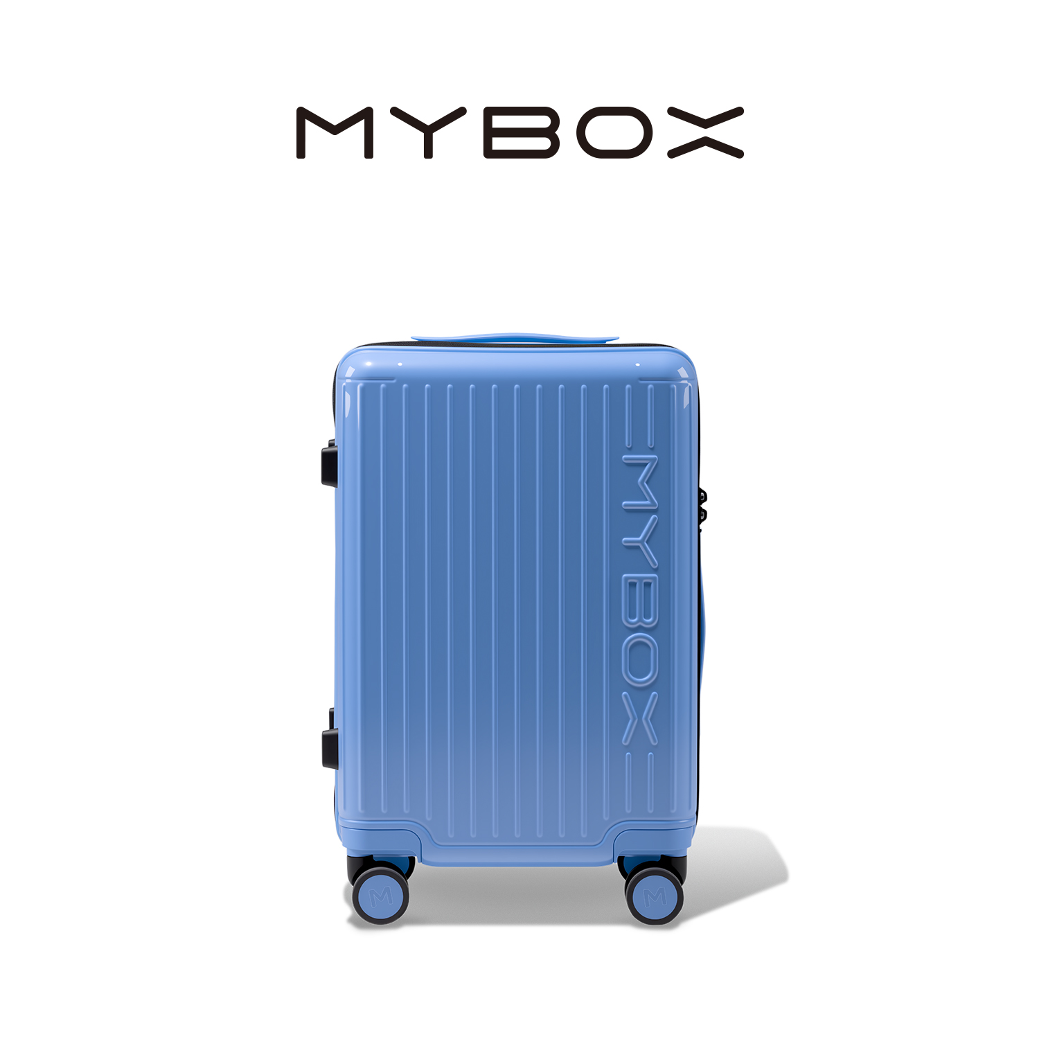 MYBOX超轻拉链款减震轮行李箱