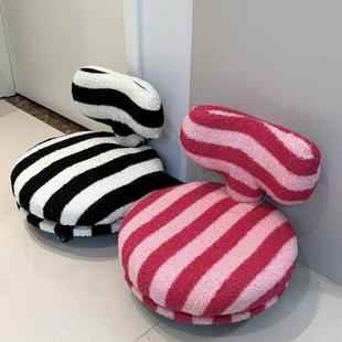 MOMO HOME家居旋转坐墩矮凳榻榻米客厅懒人沙发椅网红多巴胺阳台