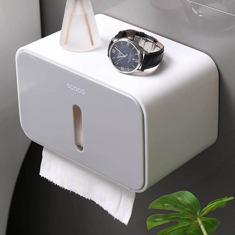 意可可卫生纸盒卫生间纸巾厕纸置物架厕所免打孔防水抽纸卷纸筒,家庭/个人清洁工具,卷纸器/纸巾架,淘宝优惠券,粉丝福利购,淘宝优惠卷
