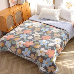 牛奶绒床盖2022秋冬款 加绒加厚家用铺床单双人高端防滑婴儿绒铺盖