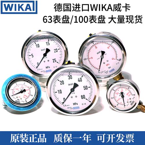 速发威卡W充KA压力表E87-1 21.5.06耐I不锈钢震液压力表