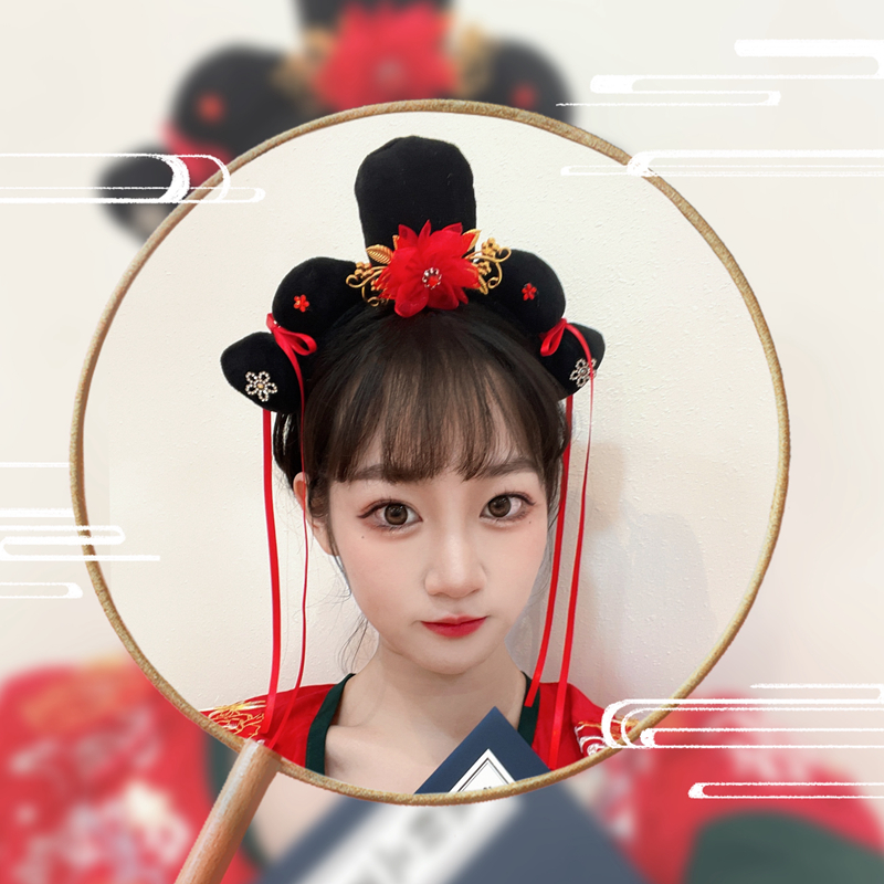 重回汉唐宫廷公主发箍q杨贵妃头箍大人小孩新年头饰发卡搞怪发饰