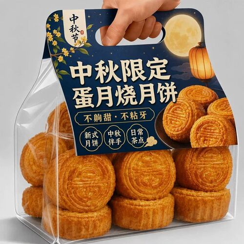 正宗蛋月烧官方旗舰店老式五仁红枣黑芝麻蛋