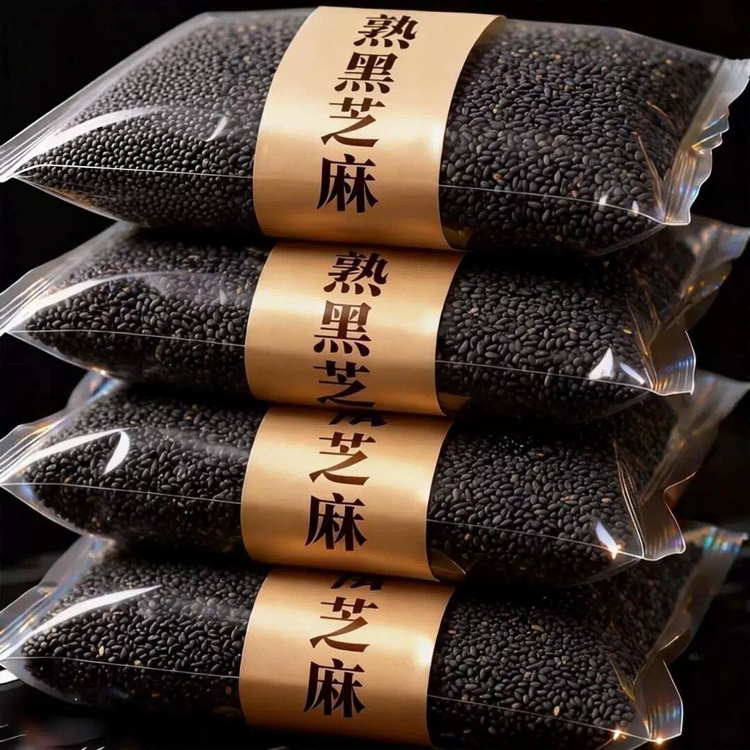 特级炒熟黑芝麻正品官方旗舰店熟白芝麻2026新货熟的即食烧烤蘸料