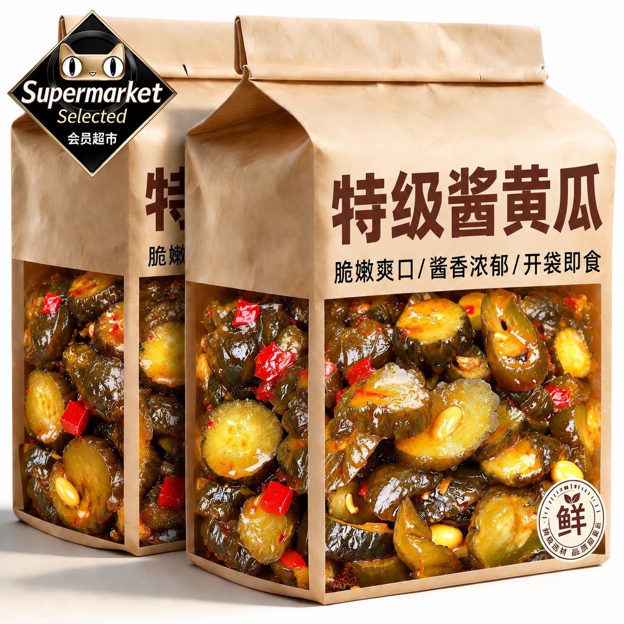 酱黄瓜官方旗舰店特级咸菜脆甜香脆苏州老字号开胃脆瓜即食下饭