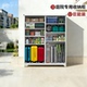 户外庭院收纳柜防水防晒室外铁皮杂物柜多层大容量钢制防锈收纳柜