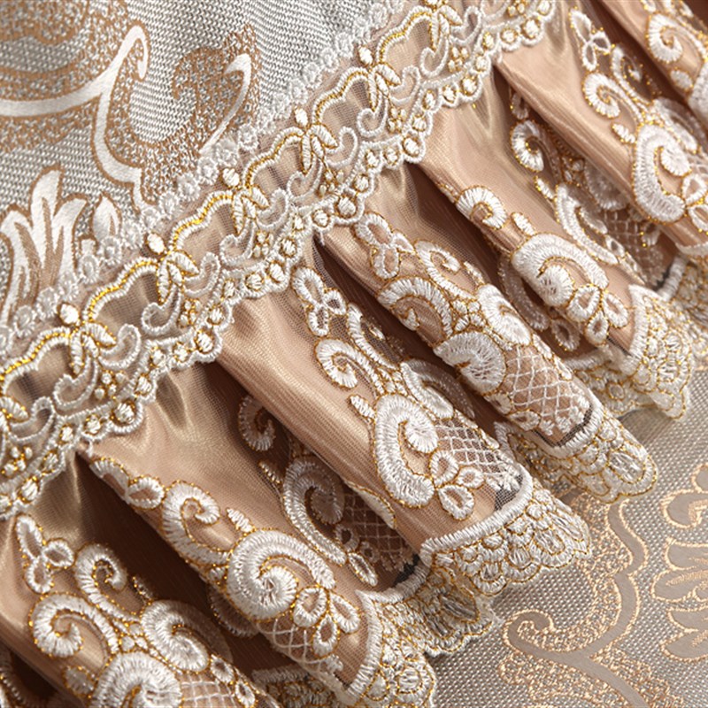 欧式液晶电视机罩子盖布55寸防尘罩65英寸家用壁挂式布艺曲面盖巾