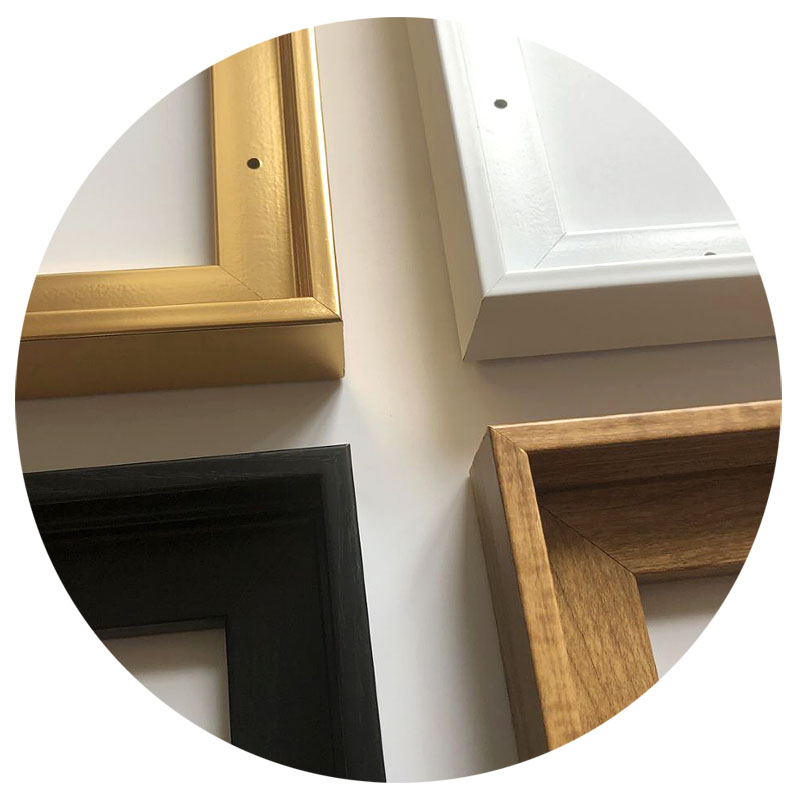 买4送1新品L型内嵌式免组装油画外框空框架装裱丙烯数字油画框