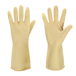 东方红加厚防滑牛筋乳胶干活家务女劳保洗碗橡胶胶皮手套耐用防水