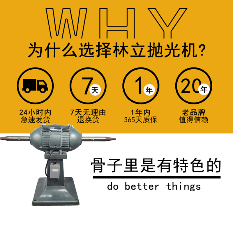 林立除锈抛光机打磨机拉丝机砂轮机砂带机拉丝机立式台式工业家用