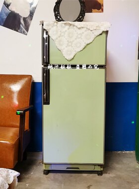 70年代怀旧老物件老式家用电器冰箱洗衣机录音机80后民俗装饰摆件