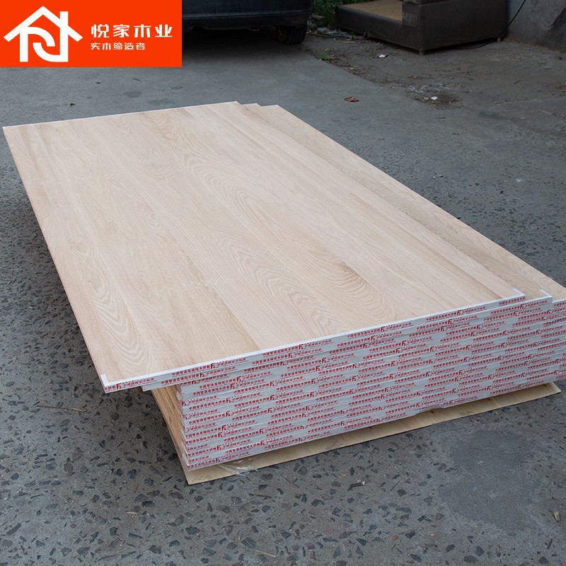 红橡木直拼板 家装家具板材衣橱柜实木木工板原木环保E0 厂家统货