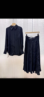 套裙S2082Q2083 名媛风印花衬衫 海燕家2025夏季 新款