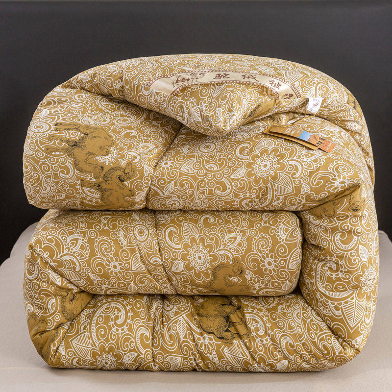 加厚驼纤绒被子速热保暖冬被双人棉被人学生宿舍冬天棉被芯褥子,床上用品,羊毛被/驼毛被,淘宝优惠券,粉丝福利购,淘宝优惠卷