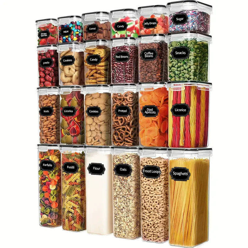 跨境热销厨房保鲜盒食品级PP收纳盒五谷杂粮储物透明塑料密封,厨房/烹饪用具,密封罐,淘宝优惠券,粉丝福利购,淘宝优惠卷