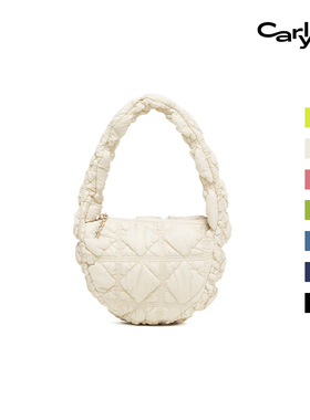 Carlyn SOFT MINI新年礼物韩国泡泡褶皱云朵包手提斜挎包迷你手拎