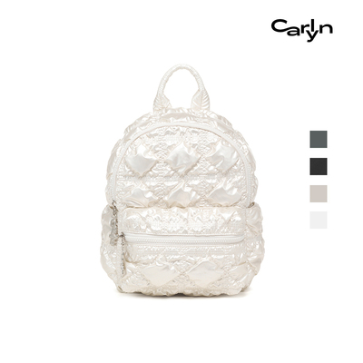 Carlyn MELLOW韩国2025新款经典衔缝设计云朵手提轻便可爱双肩包