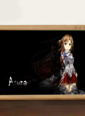 刀剑神域亚丝娜 Asuna 动漫周边相框装饰画二次元桌面摆件卧室