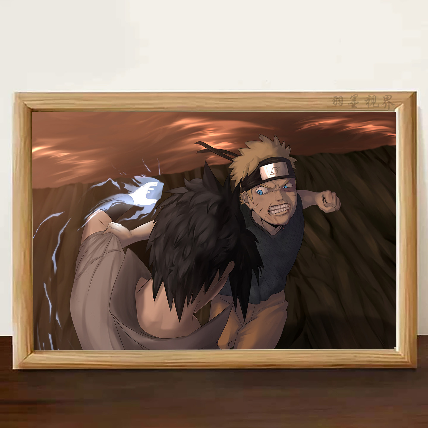 终末之谷名场面动漫插画书桌摆件